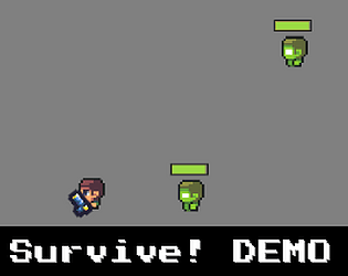 Survive! DEMO game logo.